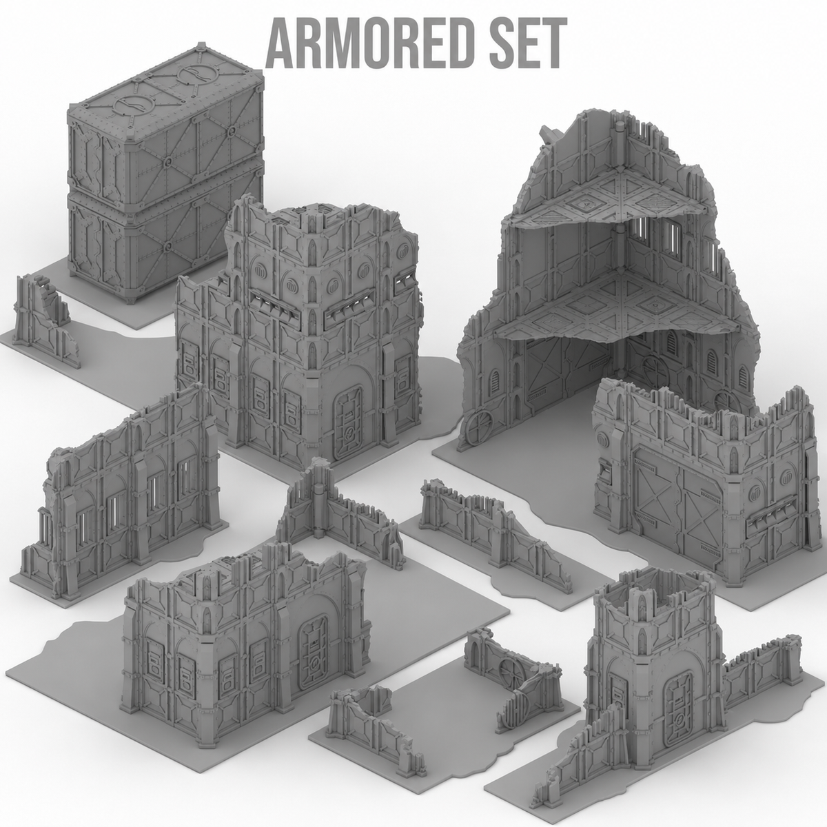 40k Tournament-Ready: Folding Terrain (28-Piece Set)