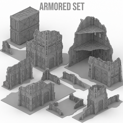 40k Tournament-Ready: Folding Terrain (28-Piece Set)