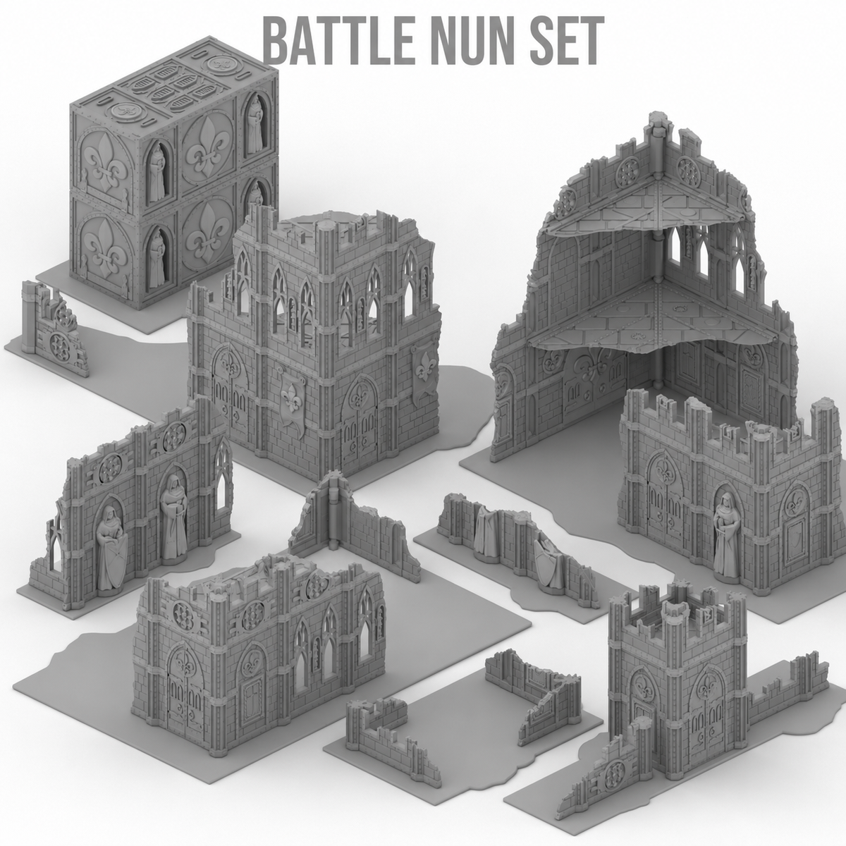 40k Tournament-Ready: Folding Terrain (28-Piece Set)