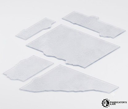 40k Tournament-Ready: Terrain Footprints (16-Piece Set)