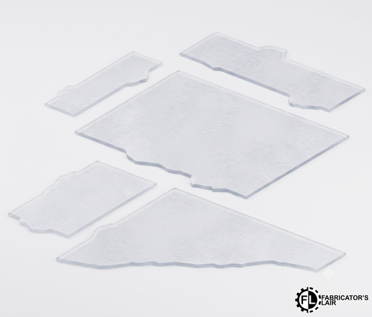 40k Tournament-Ready: Terrain Footprints (16-Piece Set)