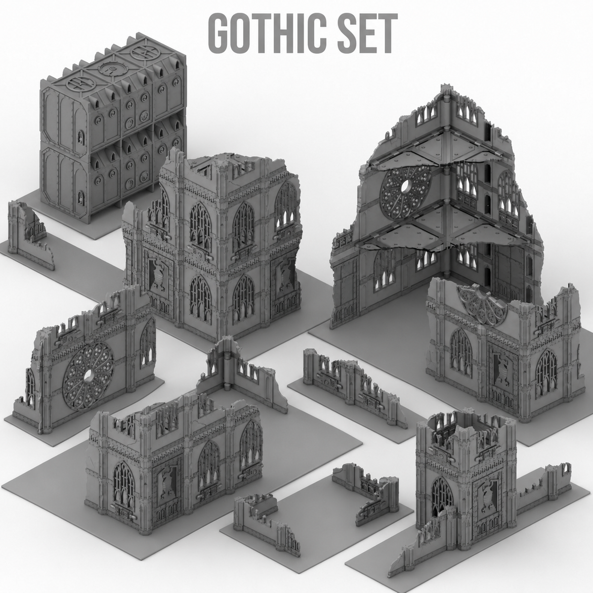 40k Tournament-Ready: Folding Terrain (28-Piece Set)