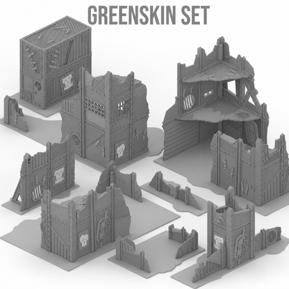 40k Tournament-Ready: Folding Terrain (28-Piece Set)