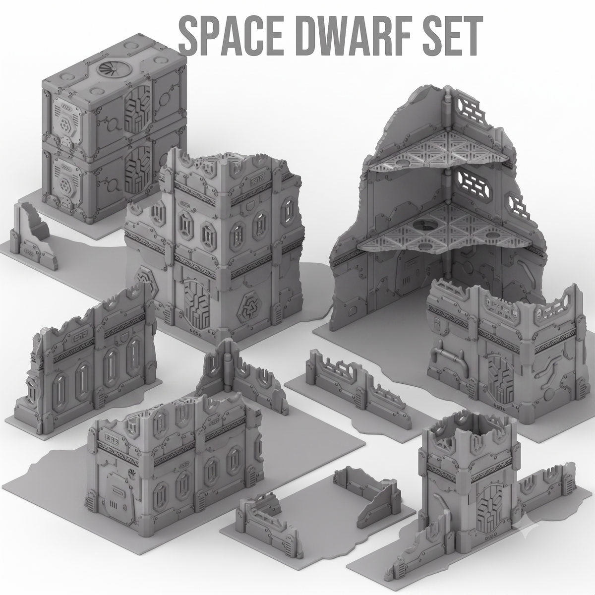 40k Tournament-Ready: Folding Terrain (28-Piece Set)